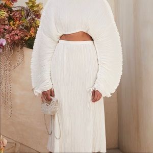 Cult Gaia White Mala Top in S